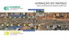 Construção de viaduto altera trânsito nas vias marginais da BR 163