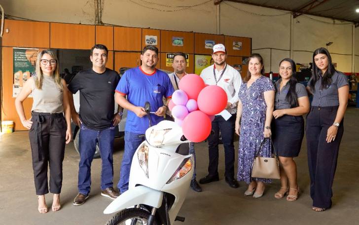 CDL Sinop entrega moto Biz 0Km - Campanha: 