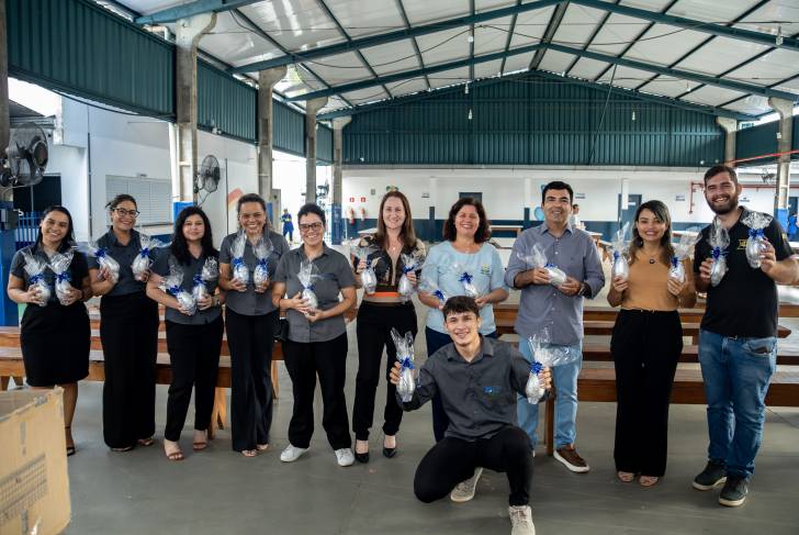 ENTREGA DE OVOS DE PÁSCOA NA APAE SINOP